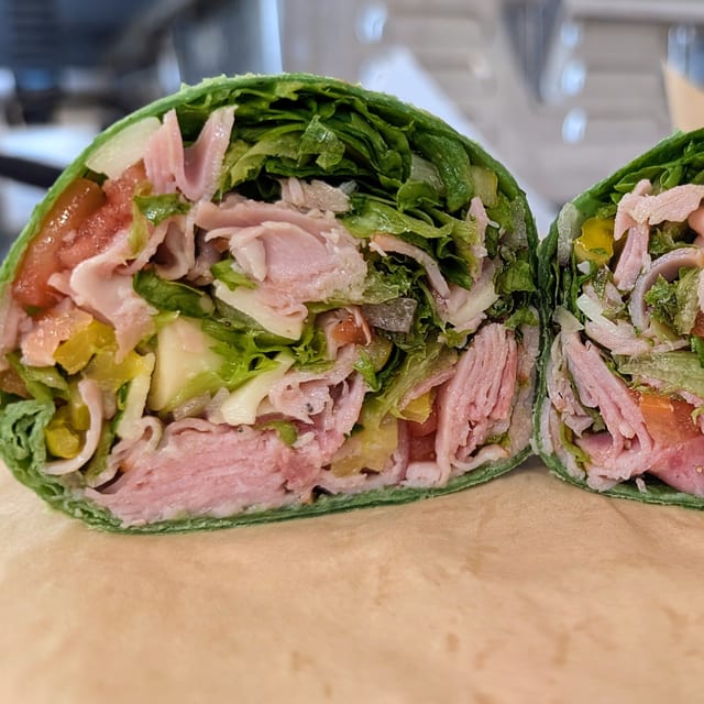 Italian Chopped Salad Wrap.