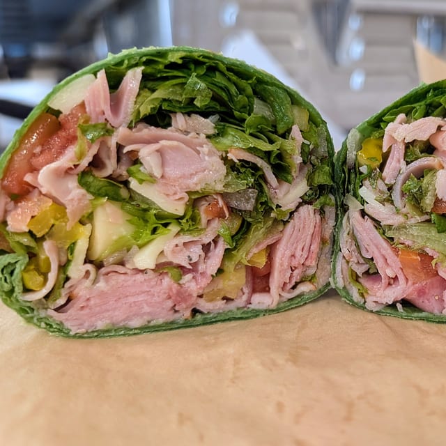 Italian Chopped Salad Wrap.