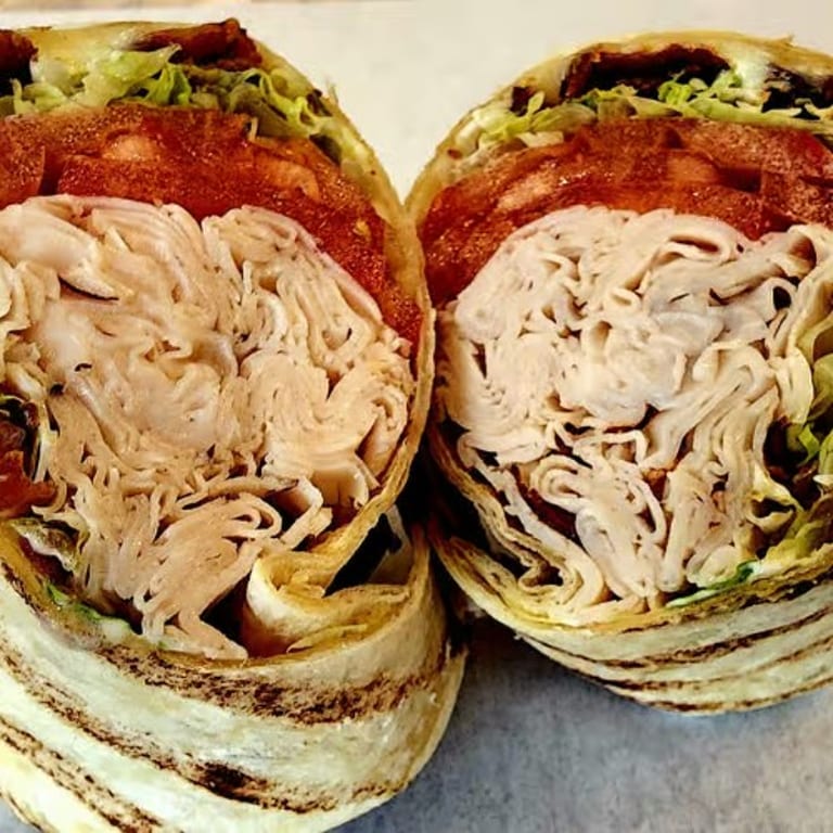 Delicious Turkey Club Wrap